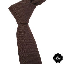 Gravata Marrom Oxford